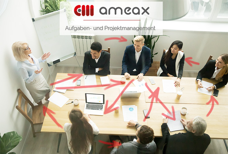 Arbeiten mit "ameax Aufgaben- und Projektmanagement"