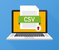 CSV-Ausgabe nach erfolgtem Kundendaten-Import