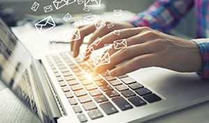 Zu einer voll ausgestatteten Kundenmanagement-Software gehört auch der Bereich der Korrespondenzdokumentation (Post, E-Mail, Fax).